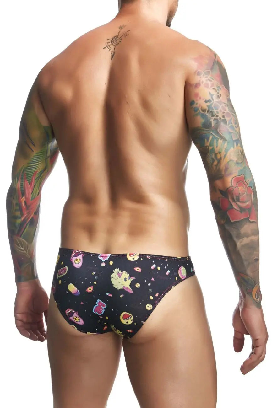 JUSTIN+SIMON Herrenunterwäsche XSJ01 Classic Bikini Farbe Psychedelic
