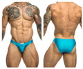 JUSTIN+SIMON Ropa interior para hombre XSJ01 Bikiní clásico Color Turquesa