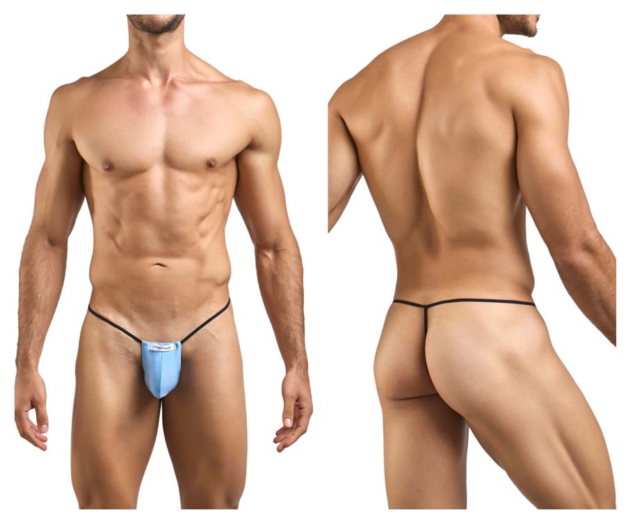 JUSTIN+SIMON XSJ02 Classic G-String Color Baby Blue