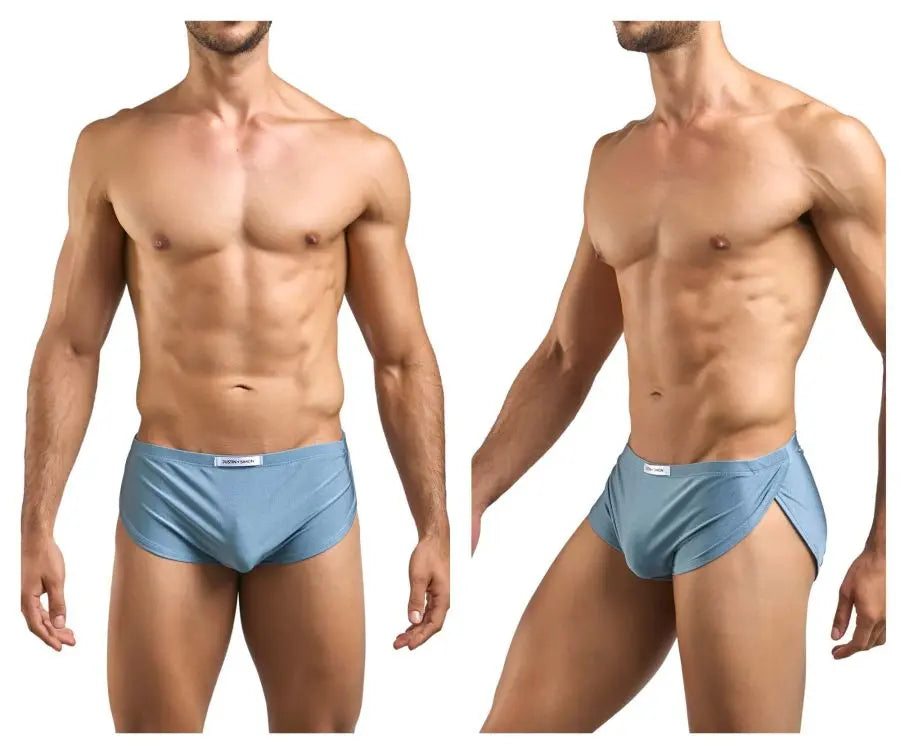 JUSTIN+SIMON Herren-Unterwäsche XSJ09 Laufsports Shorts Farbe Metallgrün