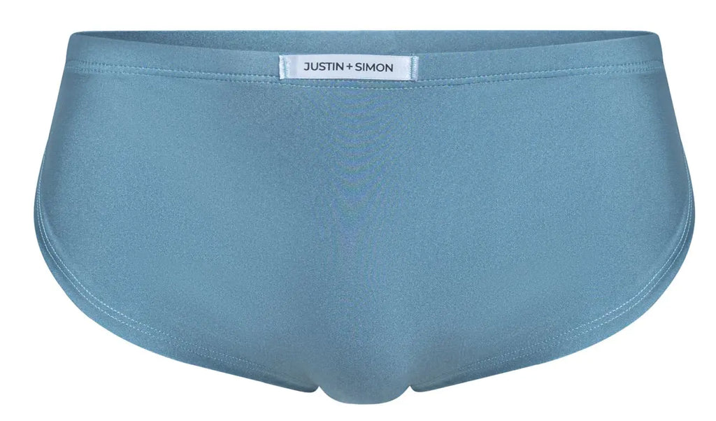JUSTIN+SIMON Herren-Unterwäsche XSJ09 Laufsports Shorts Farbe Metallgrün