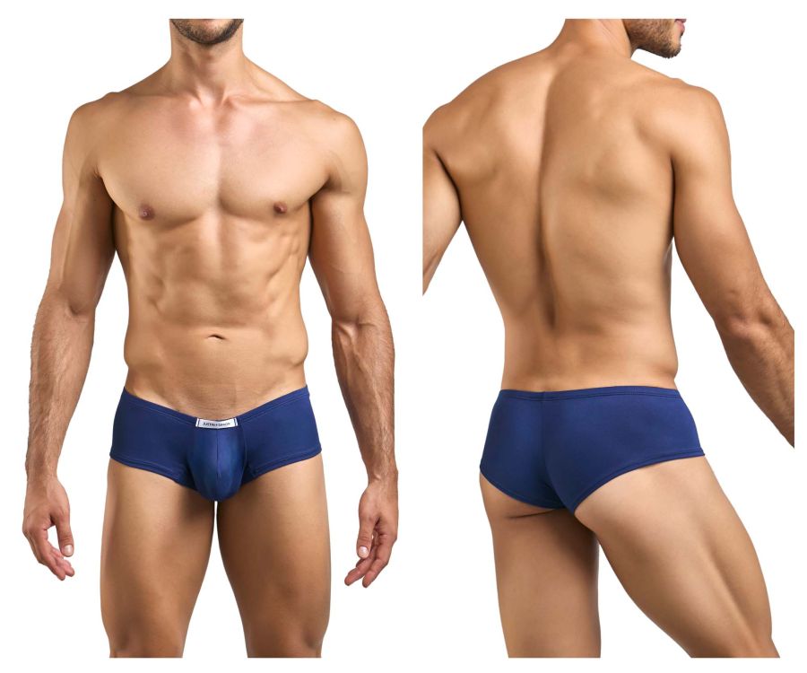 JUSTIN+SIMON XSJ13 Cheeky Bulge Boxer Color Peach Navy