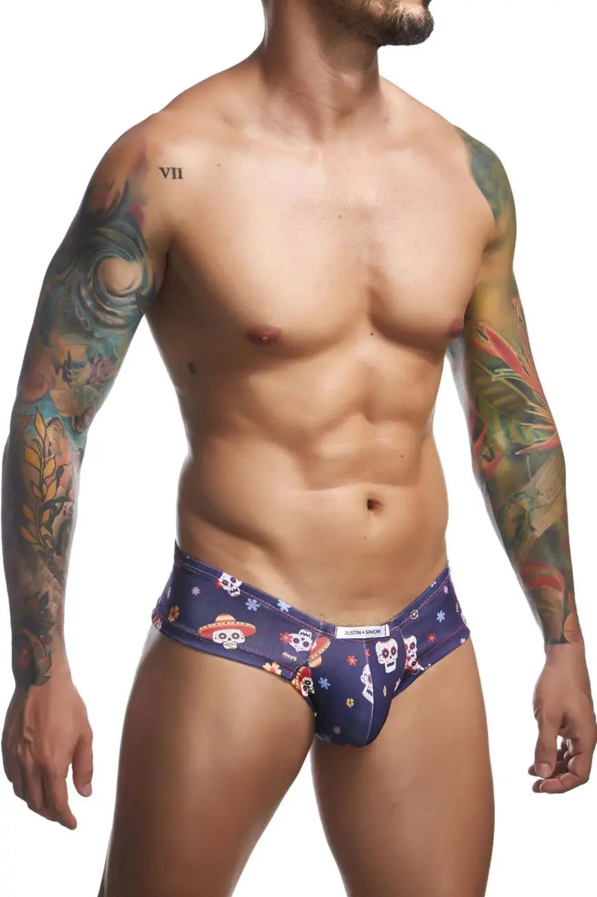 JUSTIN+SIMON Herrenunterwäsche XSJ22 Cheek Briefs Farbe Mexico