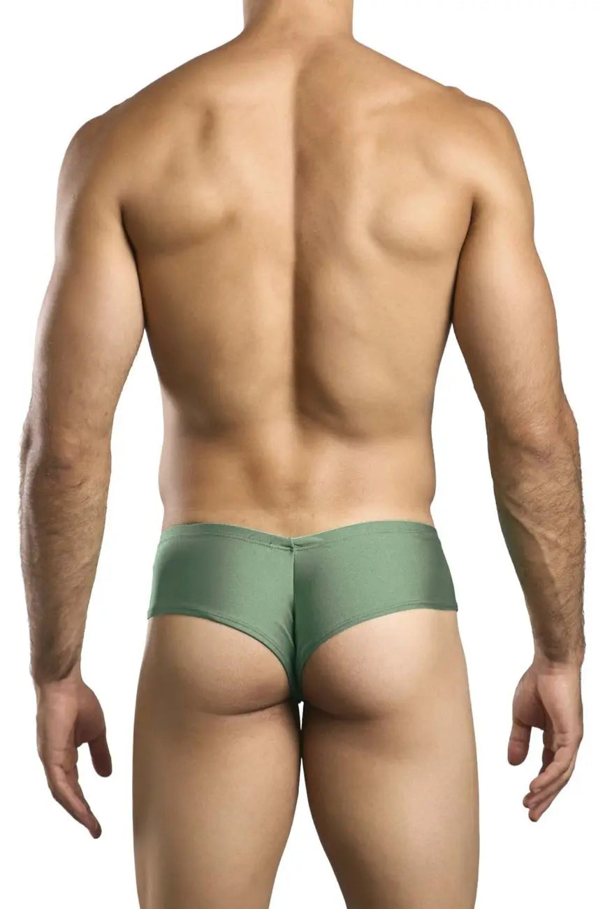 JUSTIN+SIMON Herrenunterwäsche XSJ22 Cheek Briefs Farbe Neues Grün