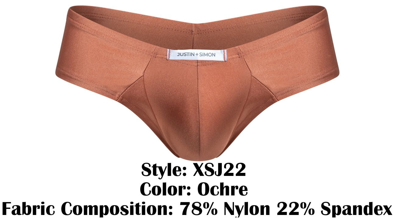 JUSTIN+SIMON XSJ22 Cheek Briefs Color Ochre