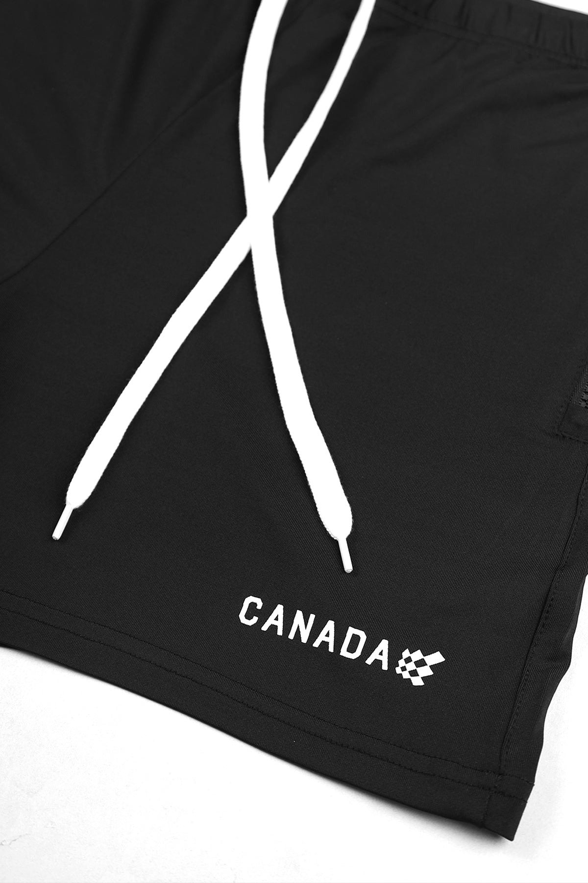 Jed North Agile Bodybuilding 4'' Shorts w Zipper Pockets - Canada Logo - DealByEthan.gay loves Jed North