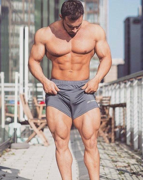 Jed North Agile Bodybuilding 4'' Shorts w Zipper Pockets - Gray - DealByEthan.gay loves Jed North