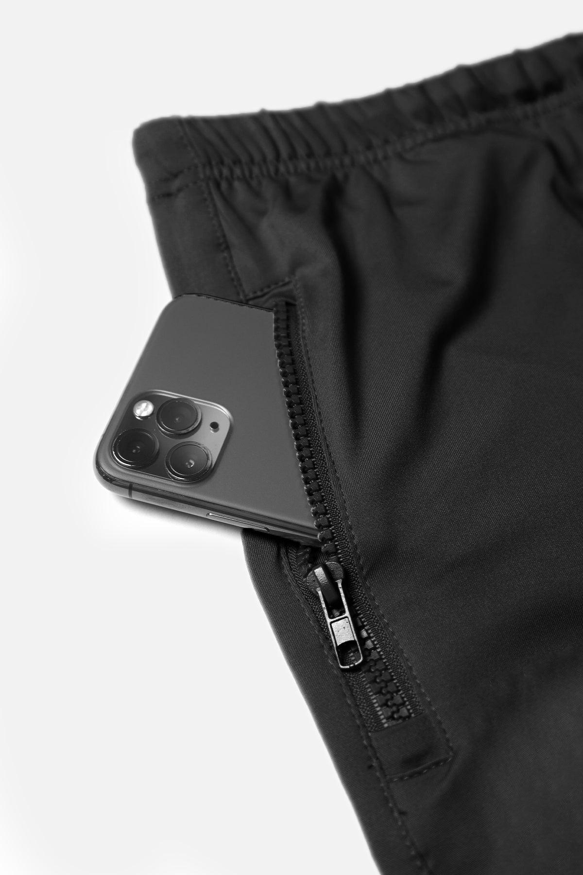 Jed North Agile Bodybuilding 4'' Shorts w Zipper Pockets - Noir - DealByEthan.gay loves Jed North