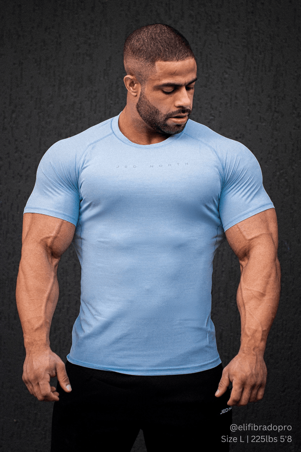 Jed North Agile Short Sleeve Training Tee - Arctic Blue - DealByEthan.gay loves Jed North