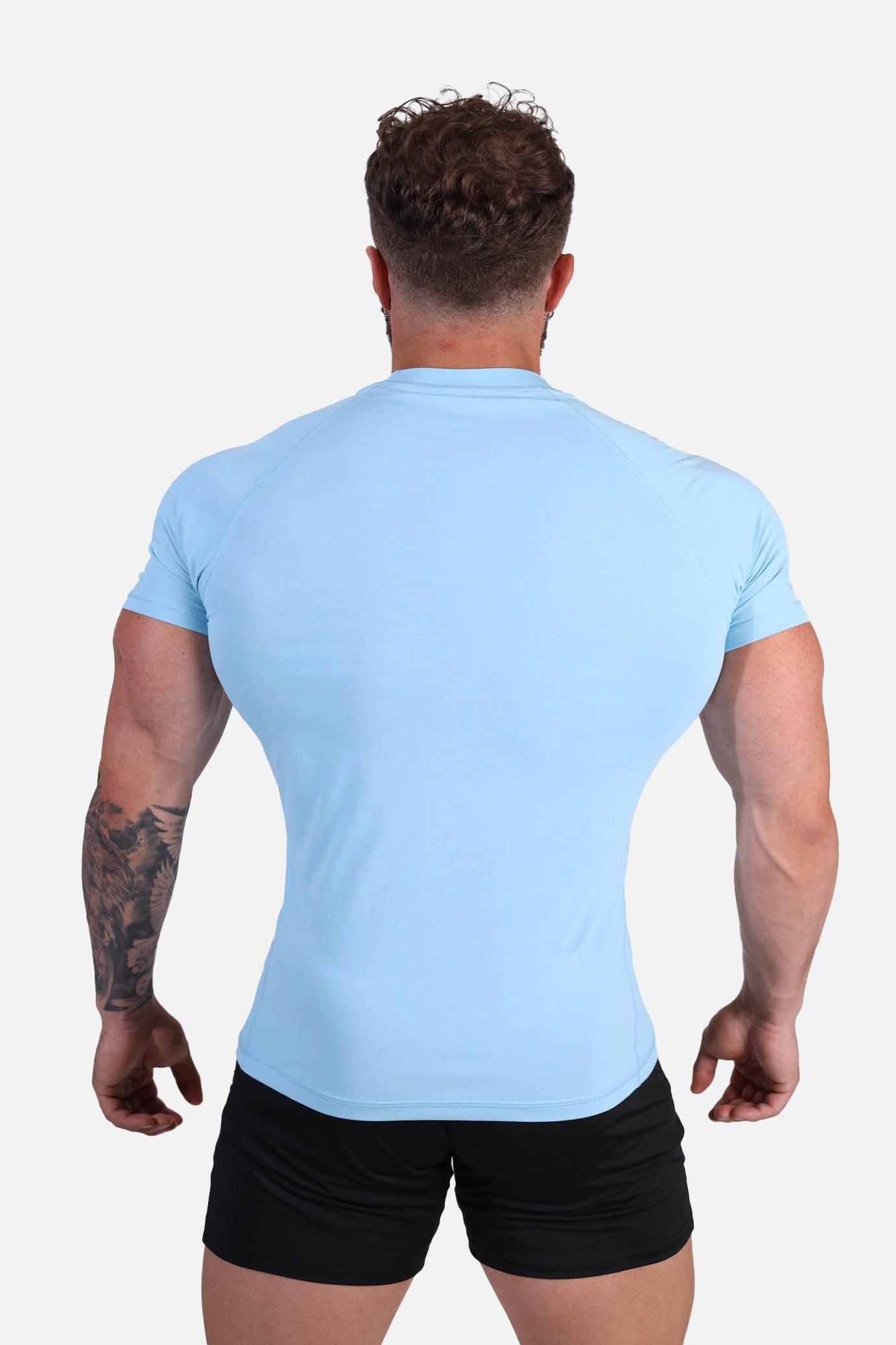 Jed North Agile Short Sleeve Training Tee - Arctic Blue - DealByEthan.gay loves Jed North