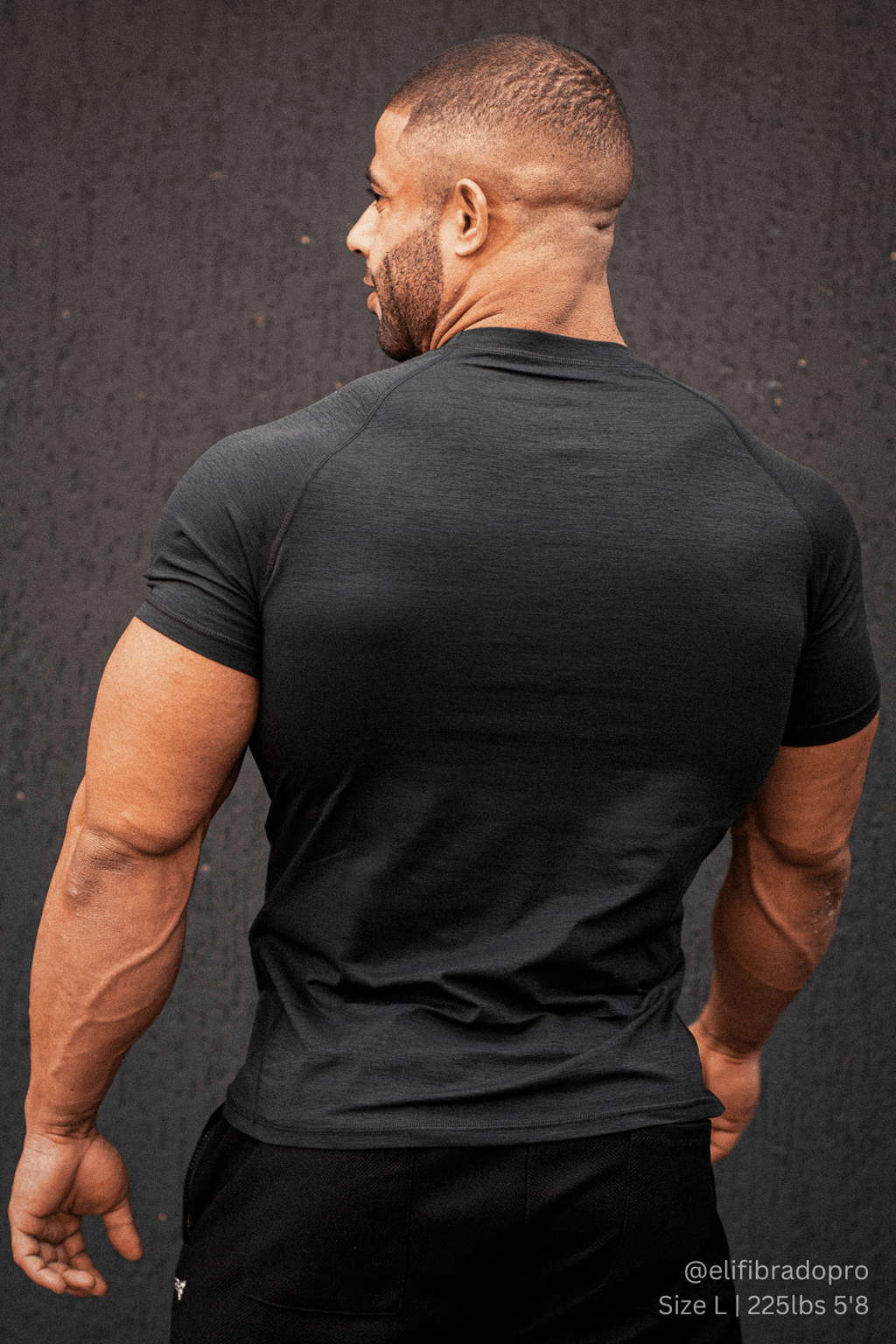 Jed North Agile Short Sleeve Training Tee - Charcoal Black - DealByEthan.gay loves Jed North