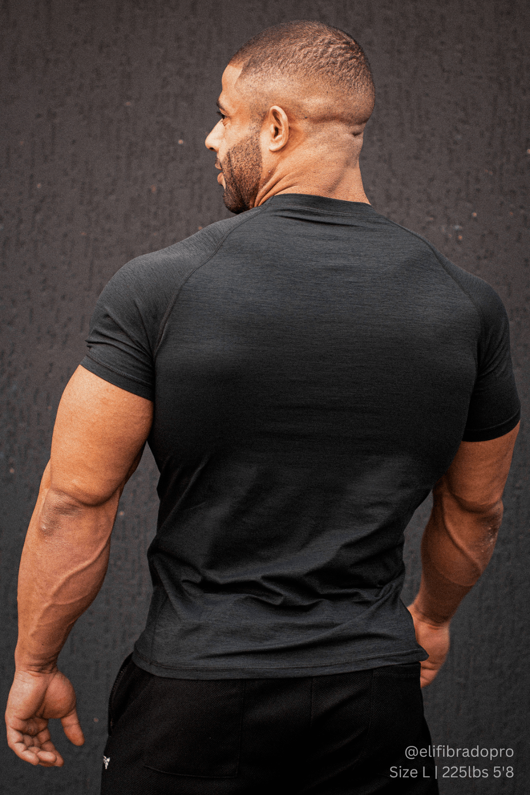 Jed North Agile Short Sleeve Training Tee - Charcoal Black - DealByEthan.gay loves Jed North