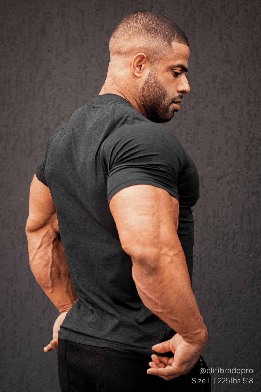 Jed North Agile Short Sleeve Training Tee - Charcoal Black - DealByEthan.gay loves Jed North