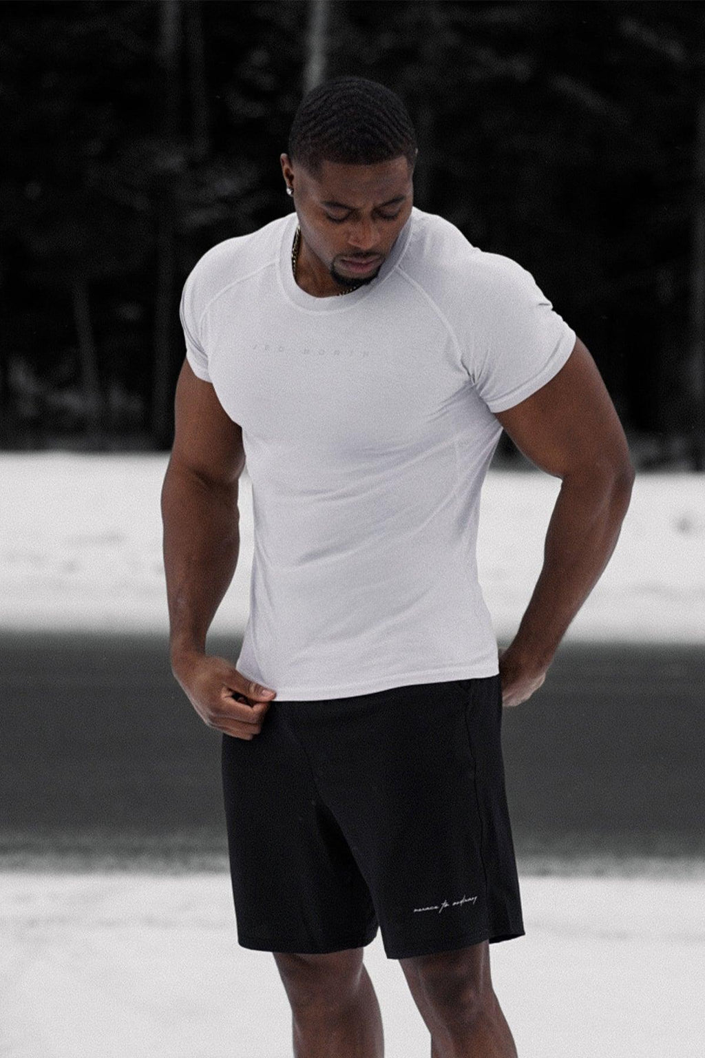 Jed North Agile Short Sleeve Training Tee - Light Gray - DealByEthan.gay loves Jed North