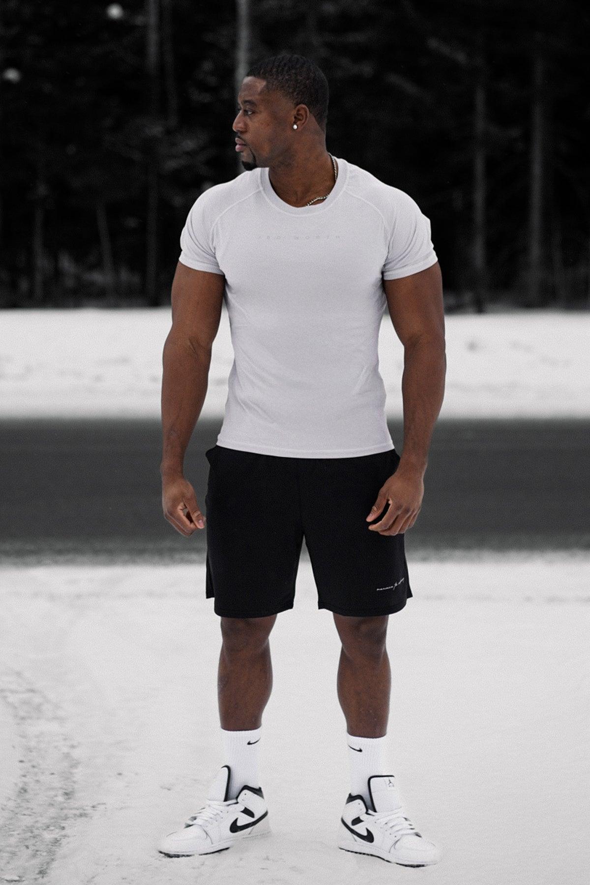 Jed North Agile Short Sleeve Training Tee - Light Gray - DealByEthan.gay loves Jed North