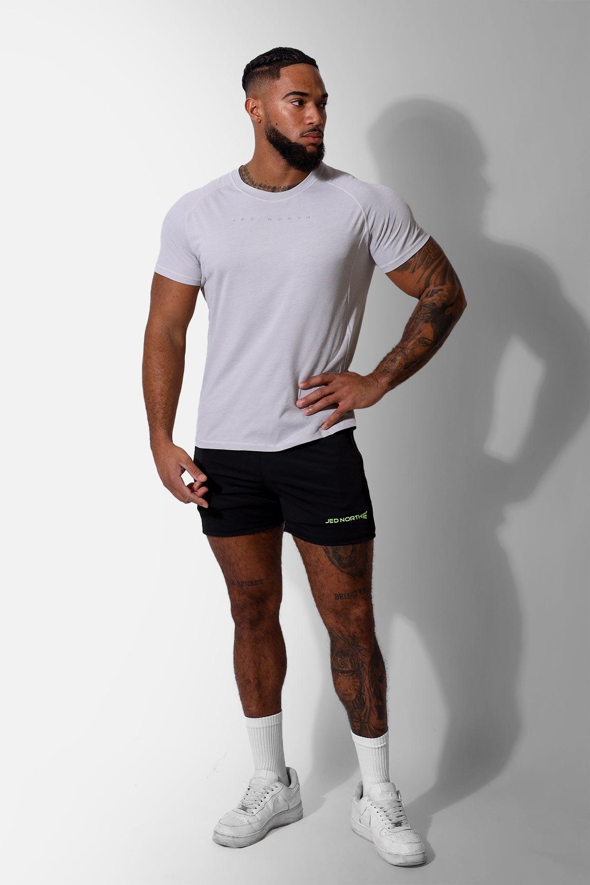 Jed North Agile Short Sleeve Training Tee - Light Gray - DealByEthan.gay loves Jed North