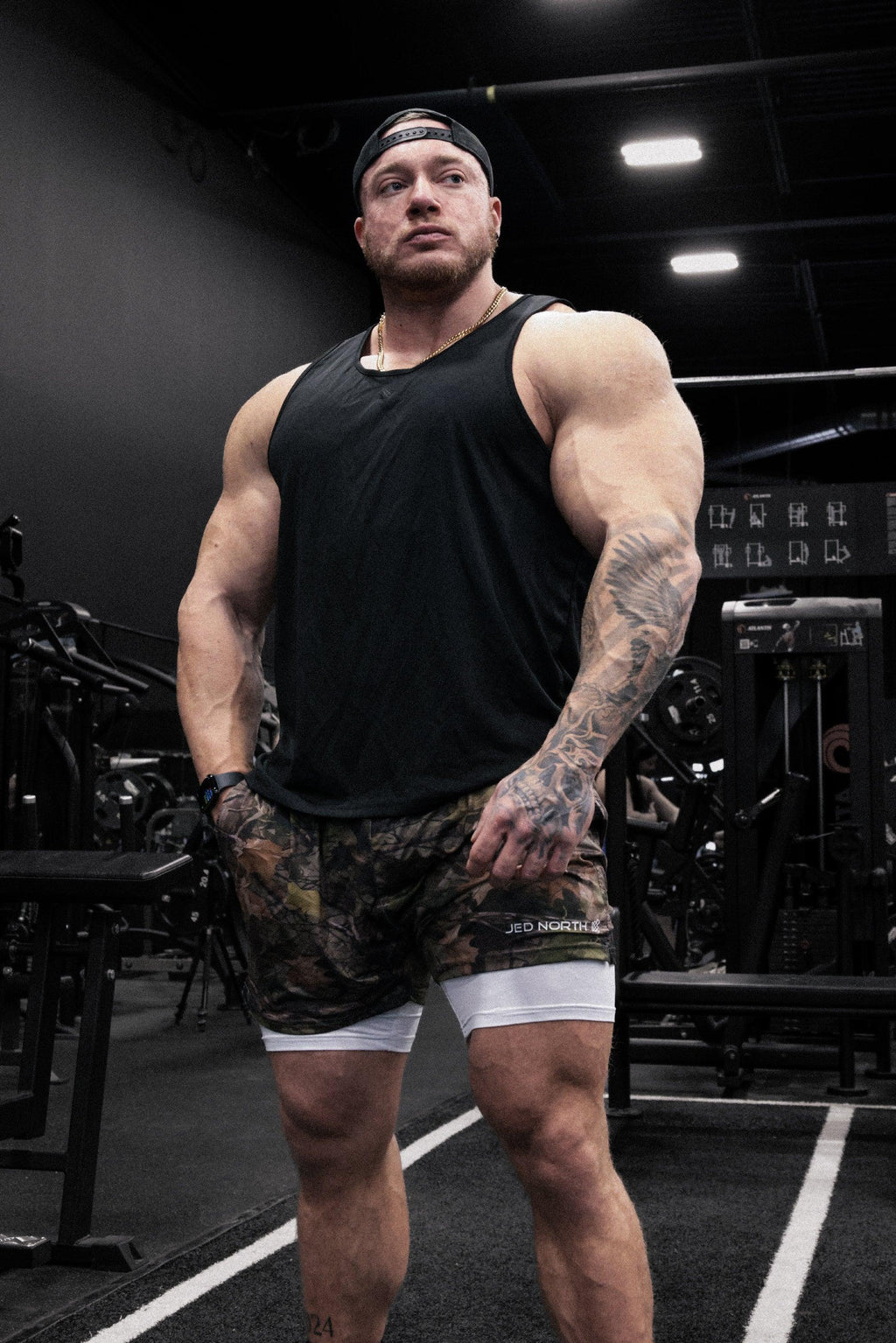 Jed North Alpha Microfiber Fast-Dry Gym Tank Top - Obsidian Black - DealByEthan.gay loves Jed North
