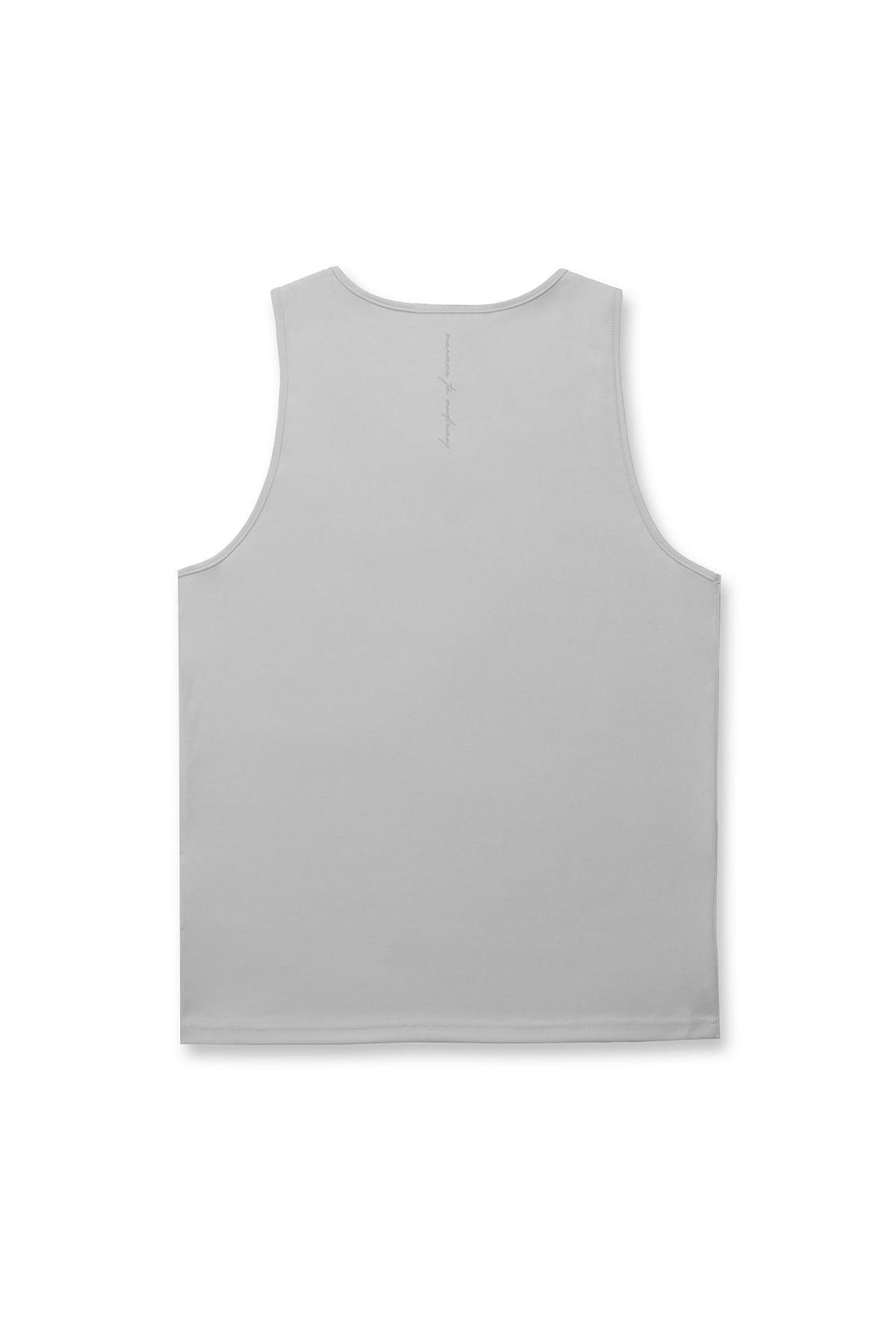 Jed North Alpha Microfiber Fast-Dry Gym Tank Top - Polar Silver - DealByEthan.gay loves Jed North