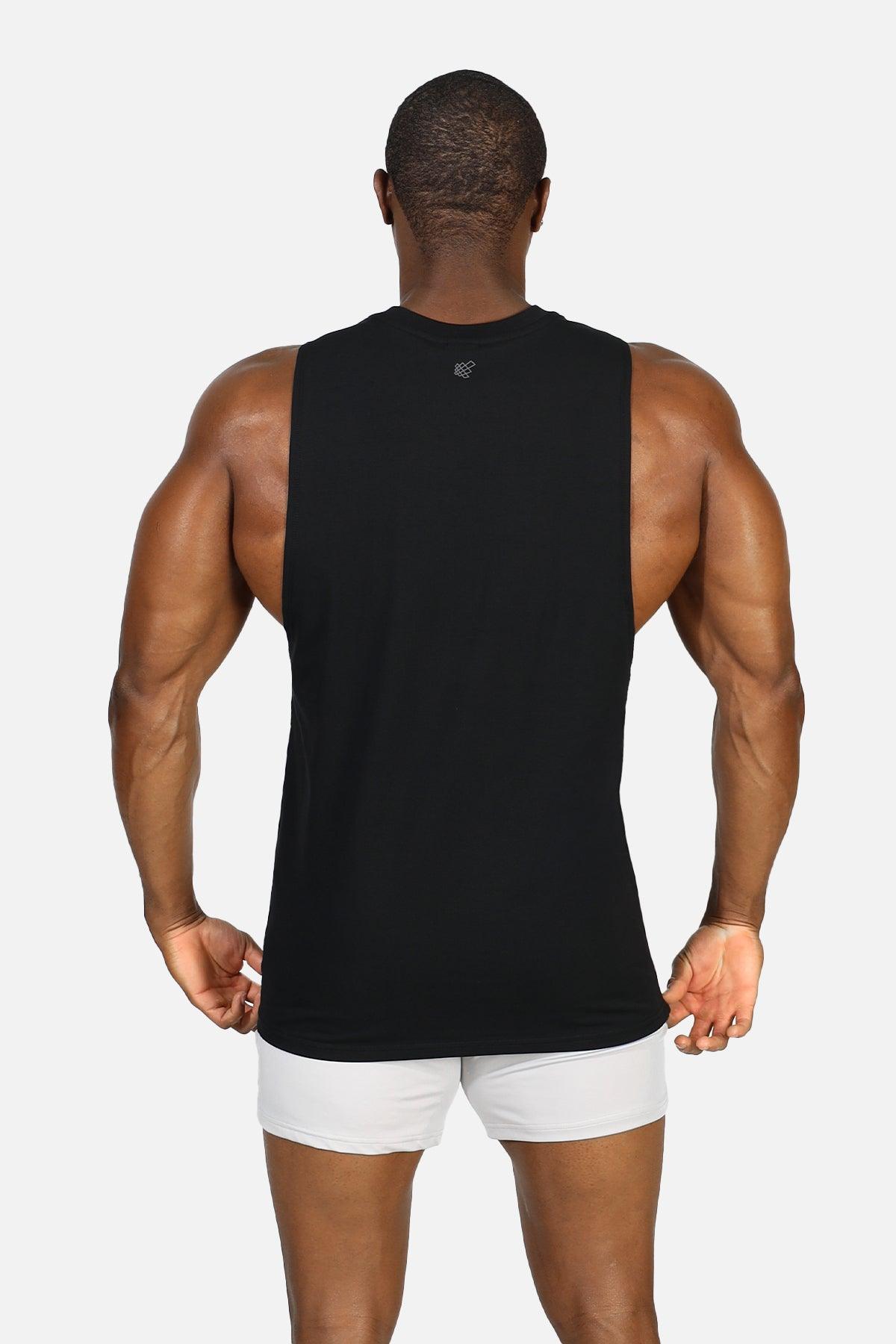 Jed North Apollo Men's Sleeveless Training Tee - Obsidian Black - DealByEthan.gay loves Jed North