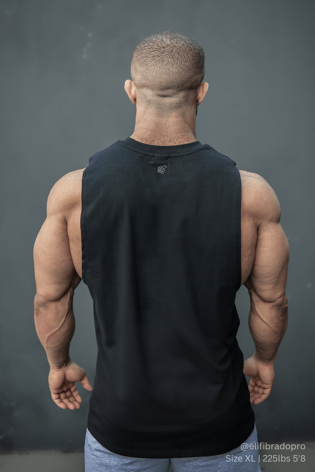Jed North Apollo Men's Sleeveless Training Tee - Obsidian Black - DealByEthan.gay loves Jed North
