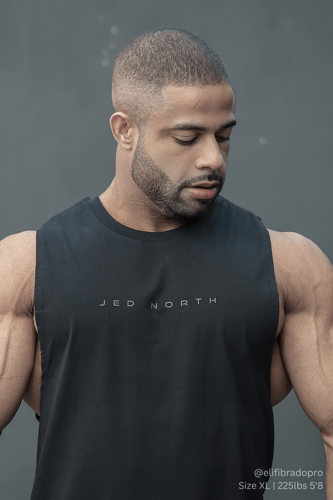 Jed North Apollo Men's Sleeveless Training Tee - Obsidian Black - DealByEthan.gay loves Jed North