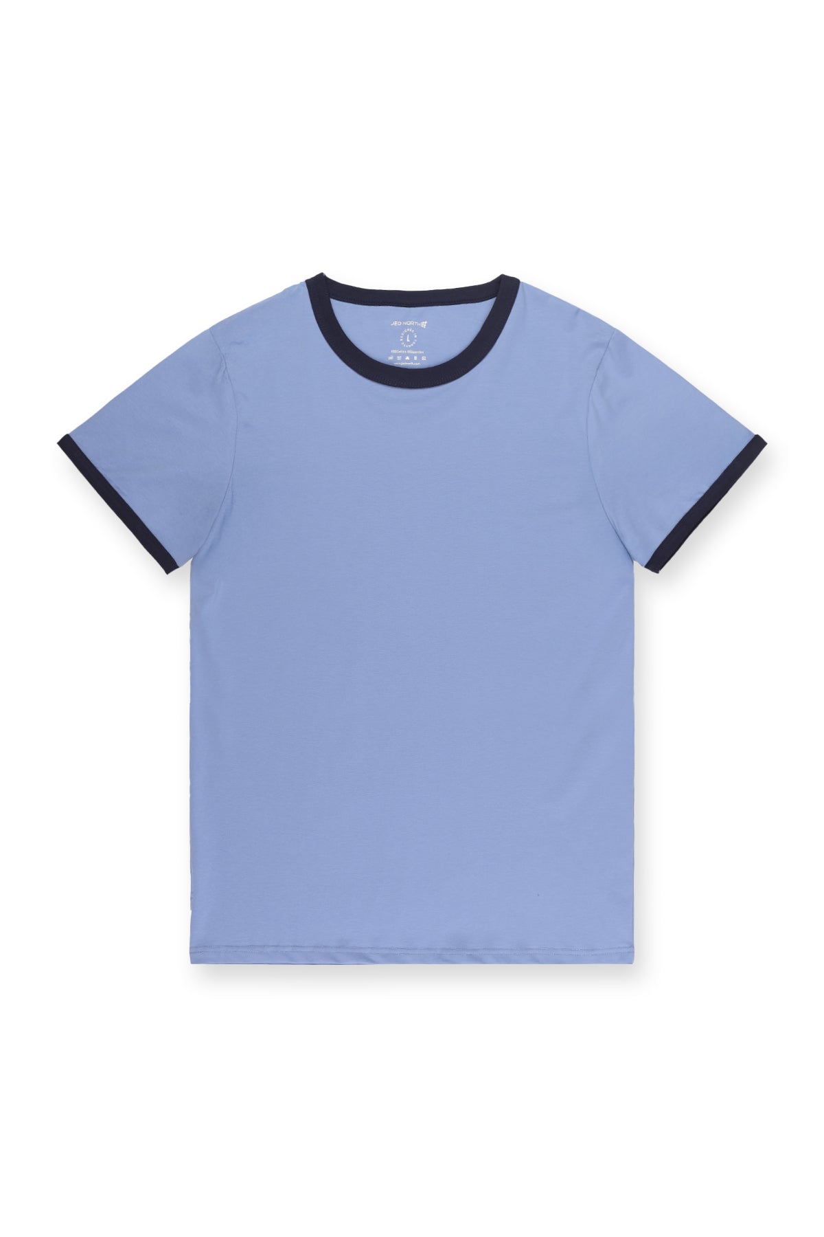 Jed North Casual Classic Crewneck T-Shirt - Light Blue - DealByEthan.gay loves Jed North