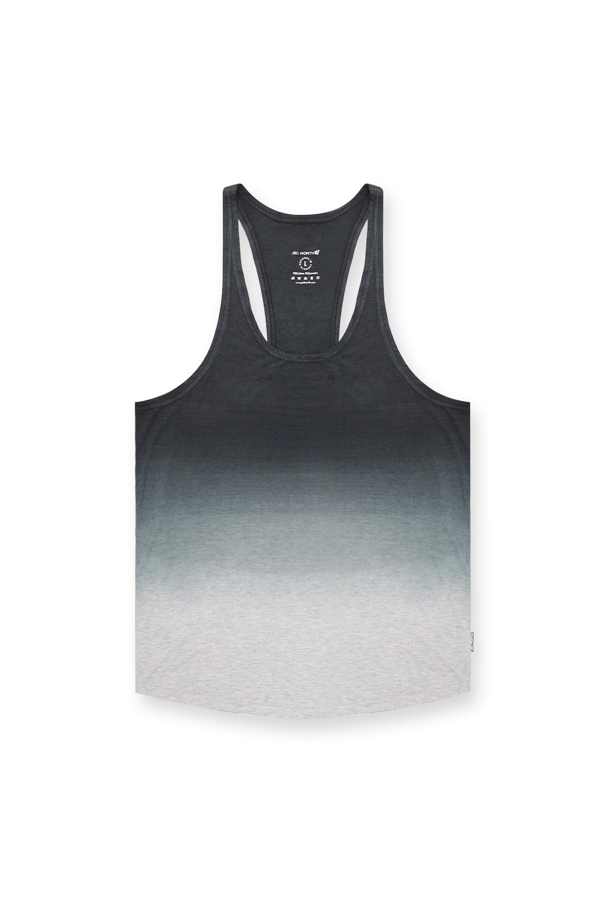 Jed North Classic Bodybuilding Racerback Stringer - Gray Ombre - DealByEthan.gay loves Jed North