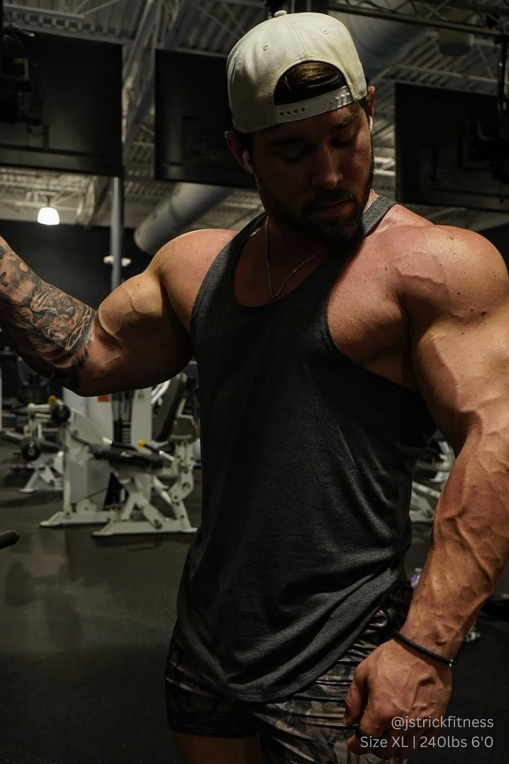 Jed North Classic Bodybuilding Racerback Stringer - Heather Gray - DealByEthan.gay loves Jed North