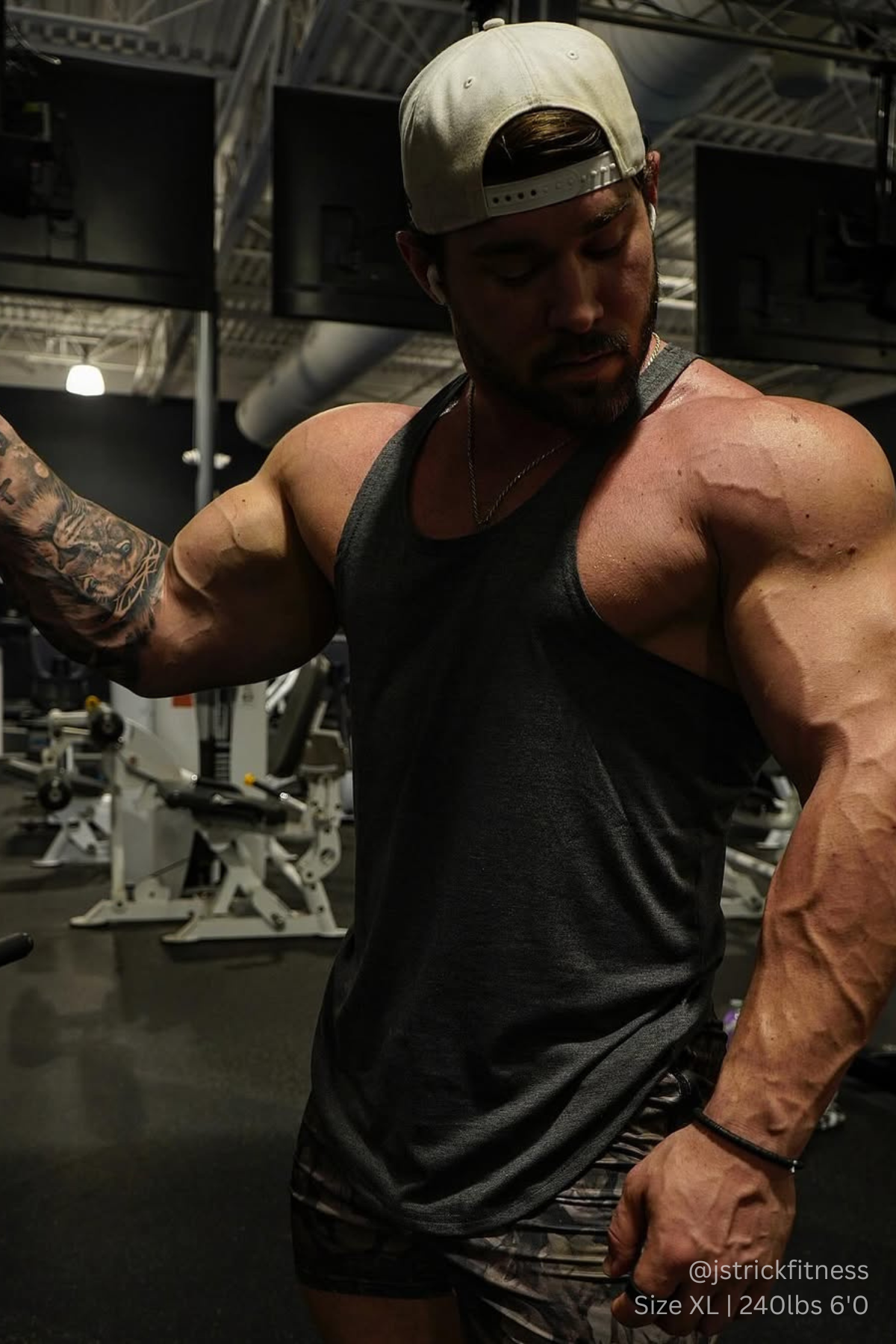 Jed North Classic Bodybuilding Racerback Stringer - Heather Gray - DealByEthan.gay loves Jed North