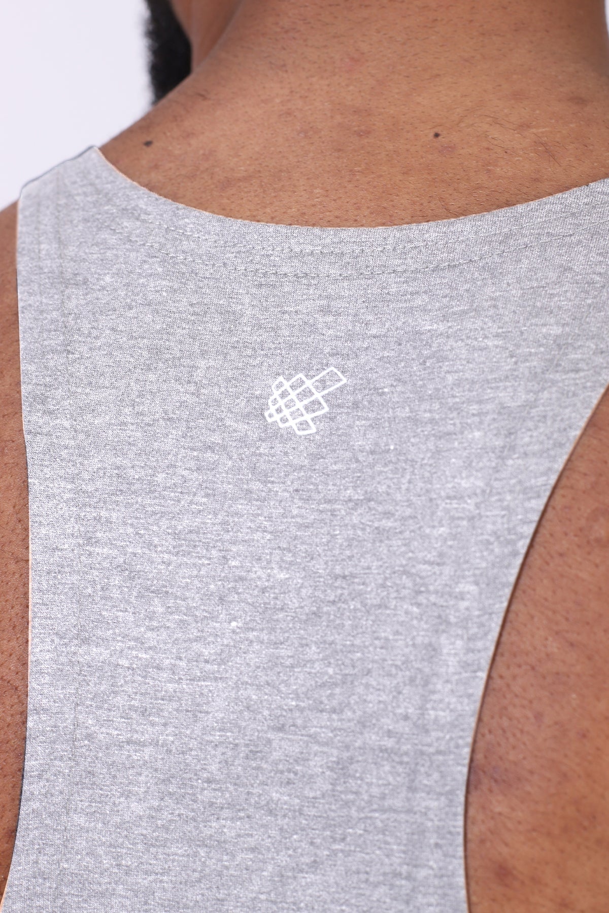 Jed North Classic Bodybuilding Racerback Stringer - Light Gray - DealByEthan.gay loves Jed North