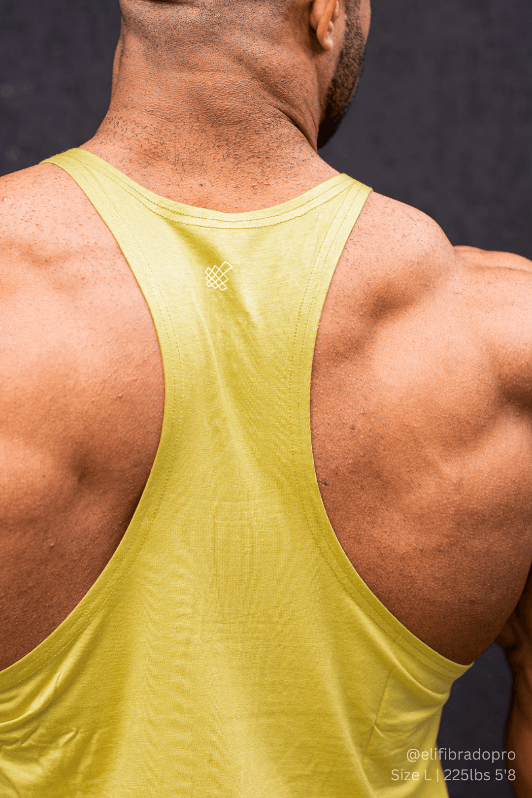 Jed North Classic Bodybuilding Racerback Stringer - Mustard Yellow - DealByEthan.gay loves Jed North