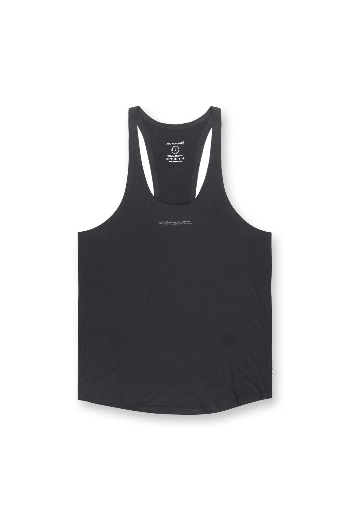 Jed North Classic Bodybuilding Racerback Stringer - Quote Black - DealByEthan.gay loves Jed North
