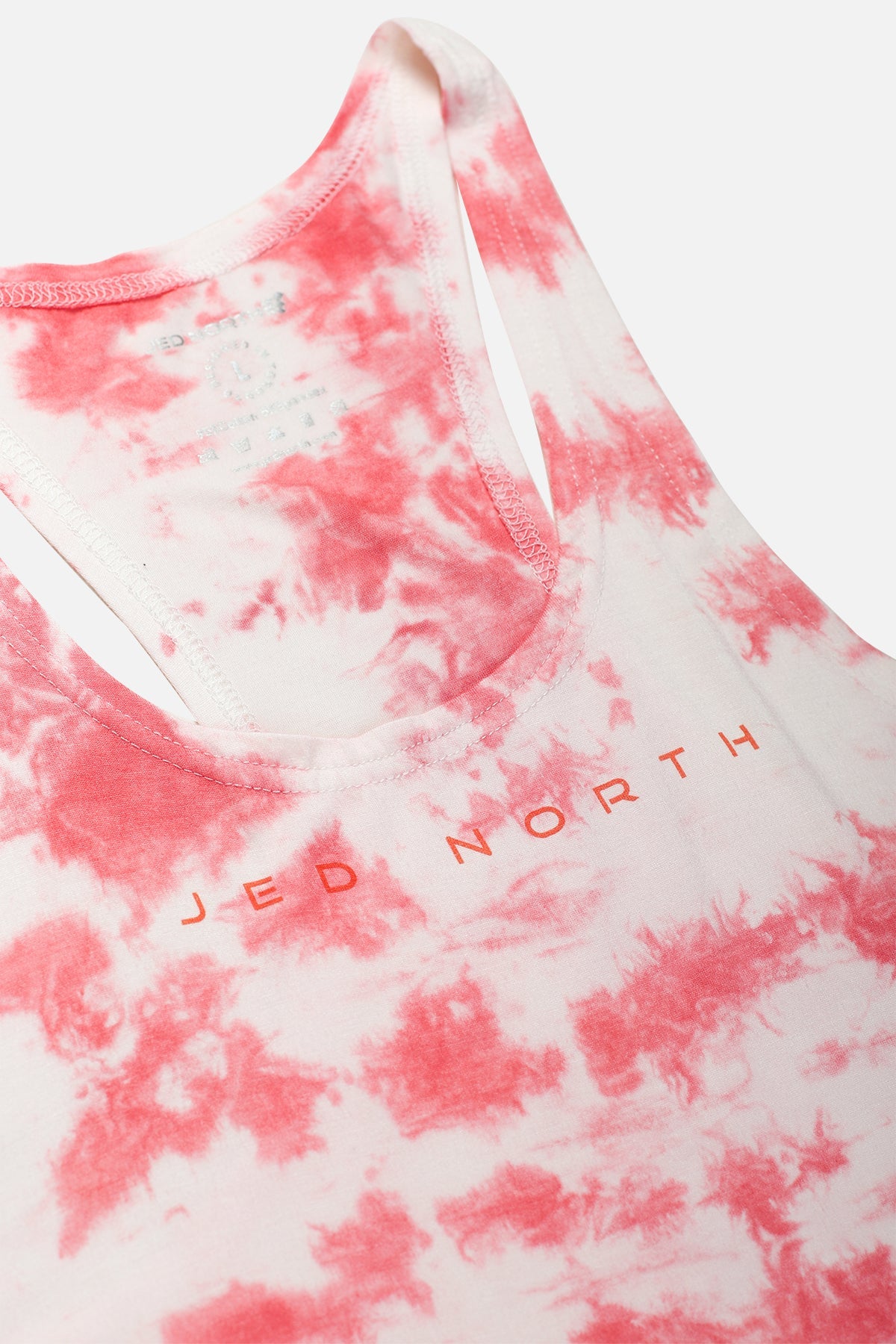 Jed North Classic Bodybuilding Racerback Stringer - Red Tie Dye - DealByEthan.gay loves Jed North