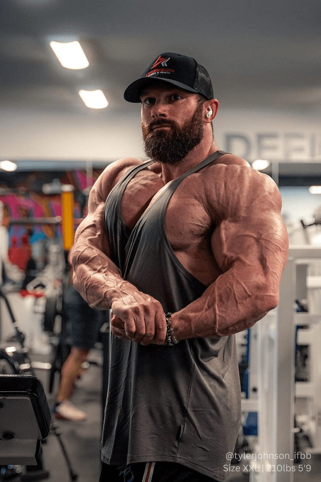 Jed North Classic Bodybuilding Racerback Stringer - Steel Gray - DealByEthan.gay loves Jed North