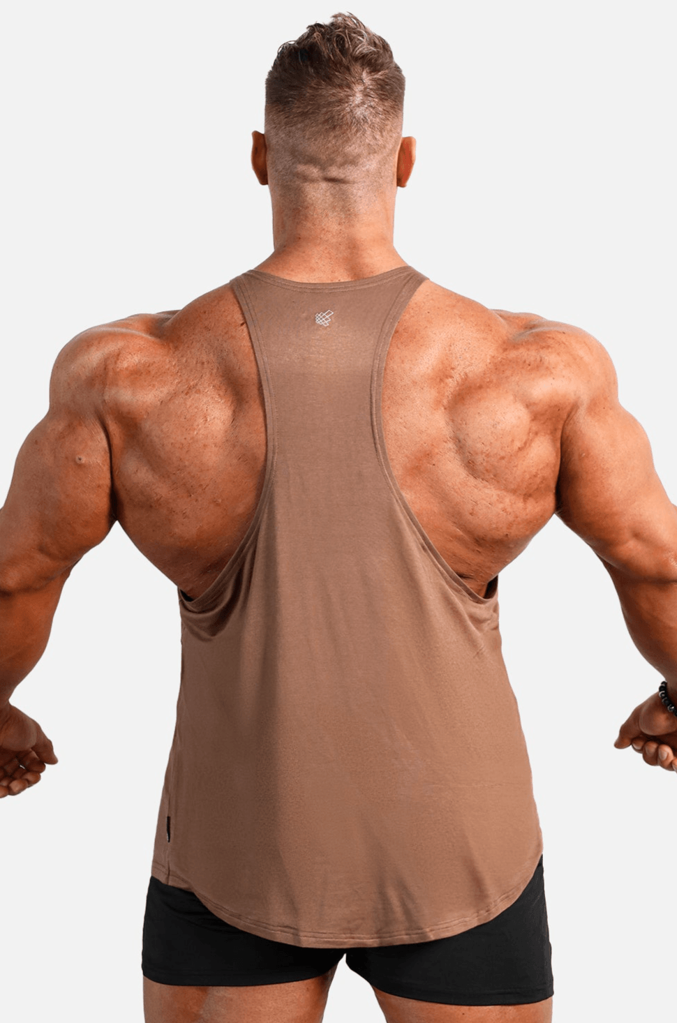 Jed North Classic Bodybuilding Racerback Stringer - Walnut Brown - DealByEthan.gay loves Jed North