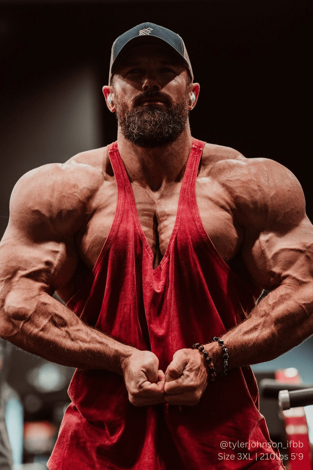 Jed North Classic Vintage Washed Racerback Stringer - Crimson - DealByEthan.gay loves Jed North