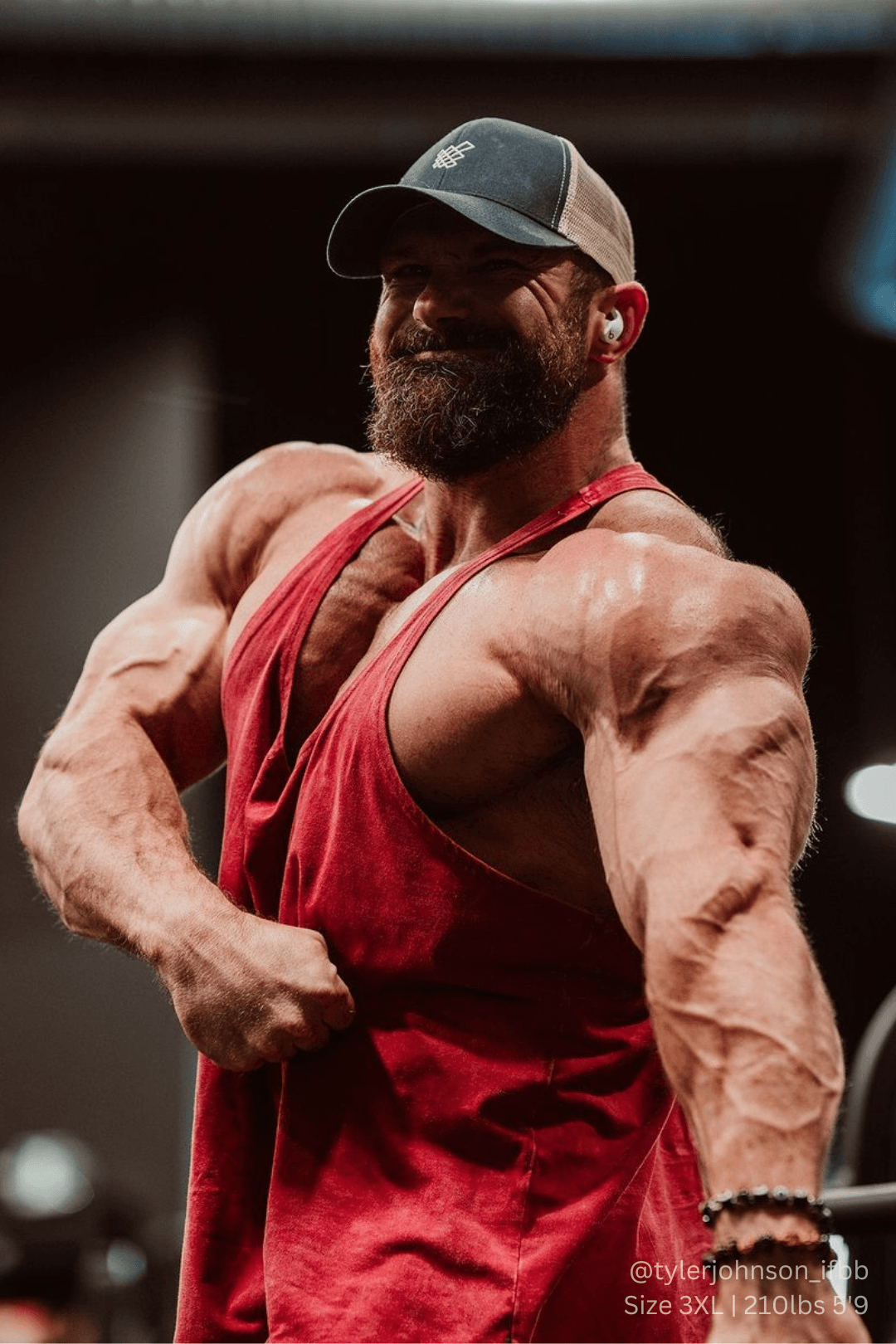 Jed North Classic Vintage Washed Racerback Stringer - Crimson - DealByEthan.gay loves Jed North