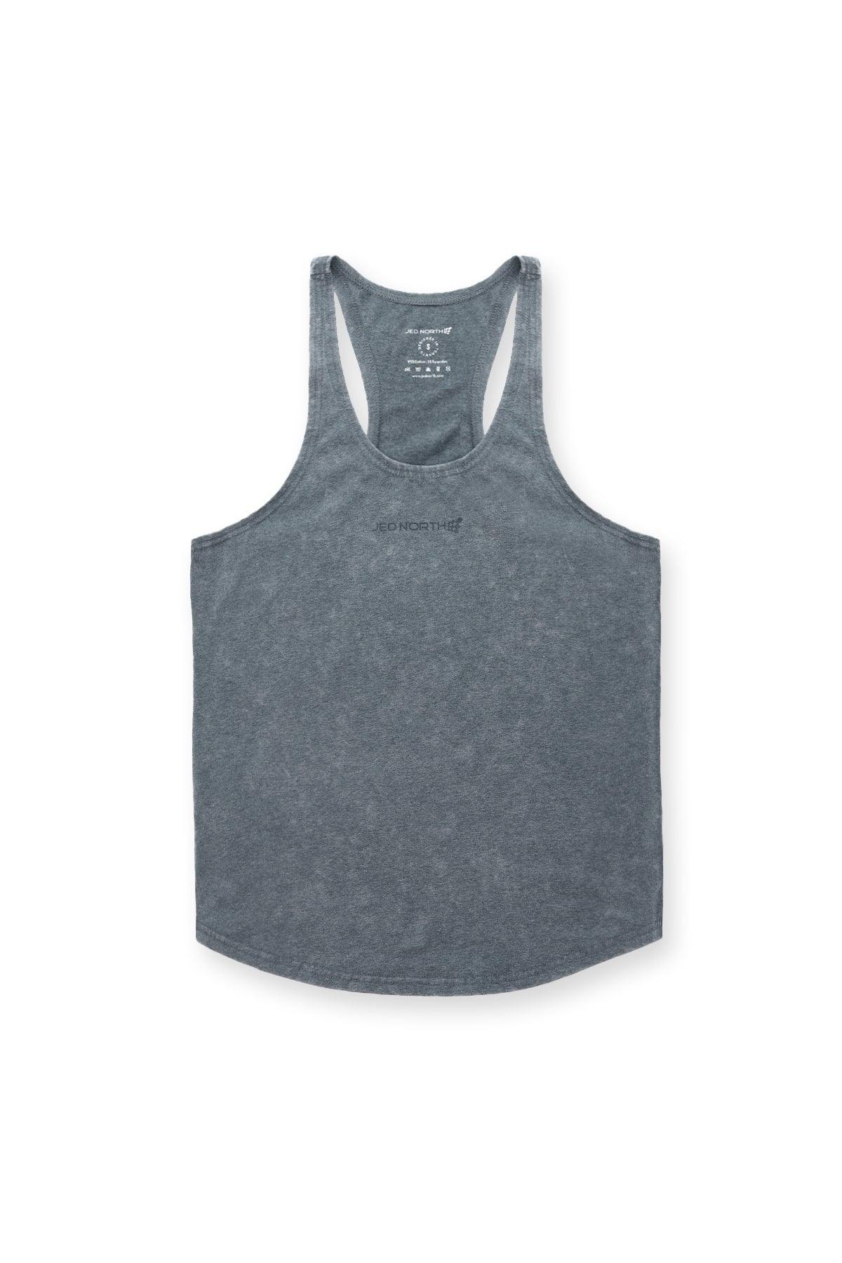 Jed North Classic Vintage Washed Racerback Stringer - Heather Gray - DealByEthan.gay loves Jed North