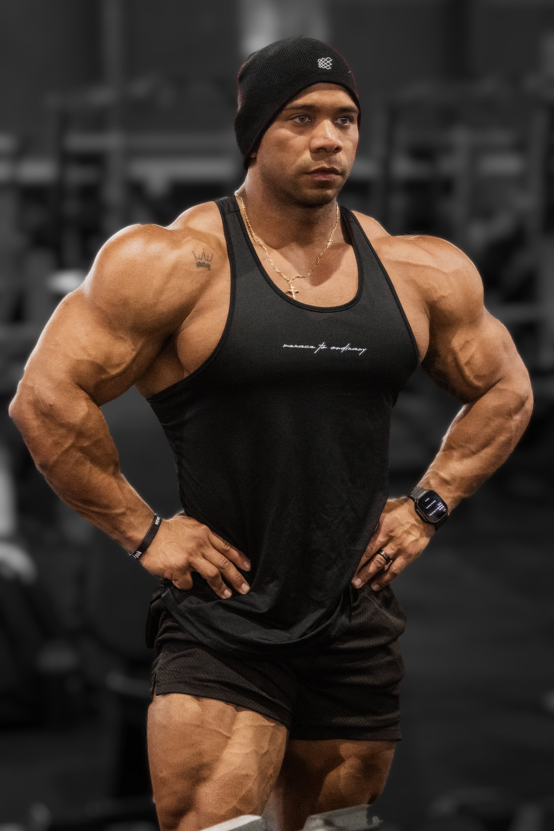Jed North Dynamic Bodybuilding Stringer - Black - DealByEthan.gay loves Jed North