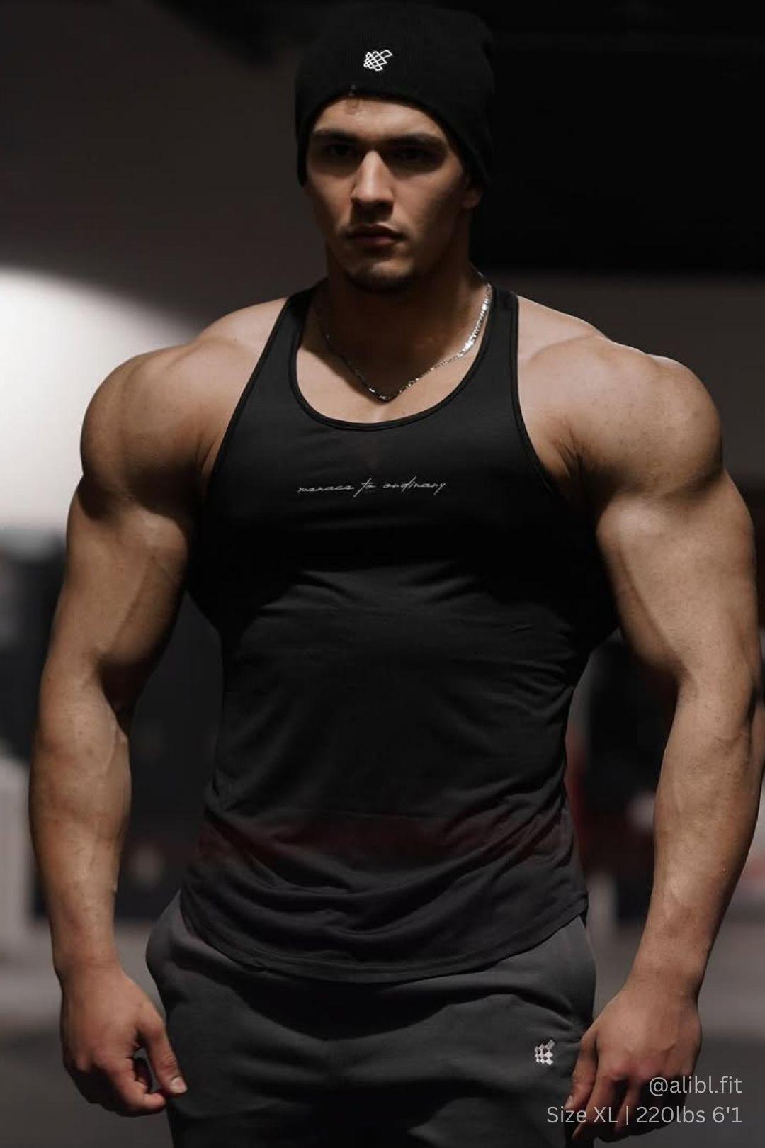 Jed North Dynamic Bodybuilding Stringer - Black - DealByEthan.gay loves Jed North