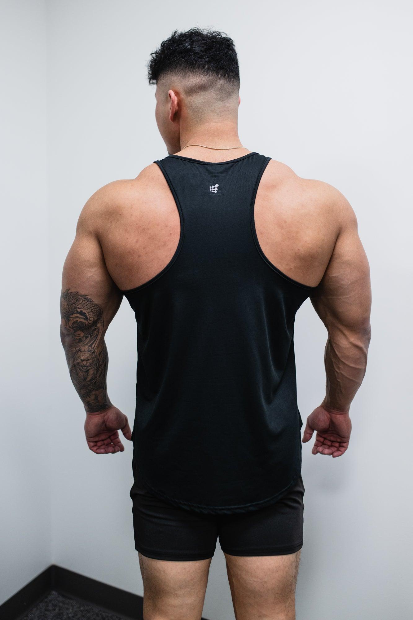 Jed North Dynamic Bodybuilding Stringer - Black - DealByEthan.gay loves Jed North