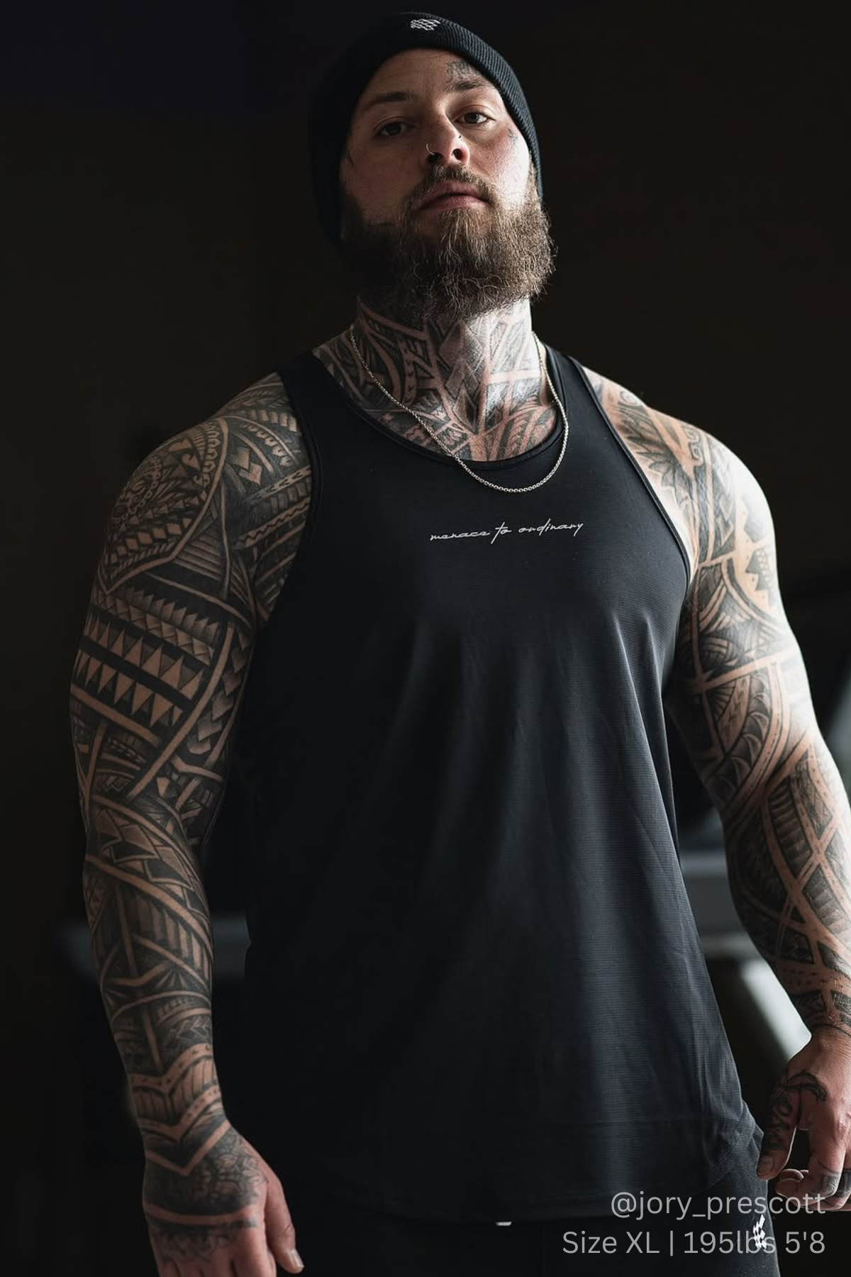 Jed North Dynamic Bodybuilding Stringer - Black - DealByEthan.gay loves Jed North