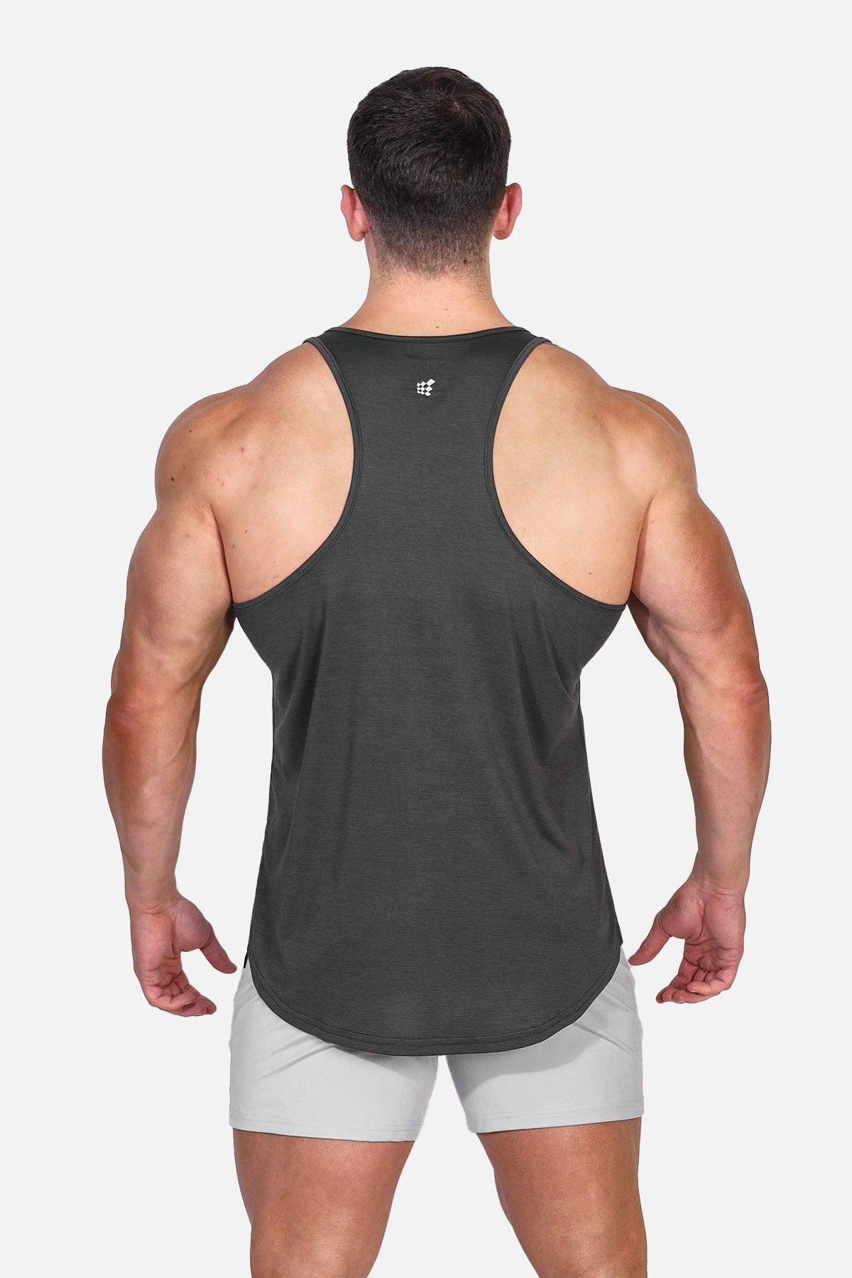 Jed North Dynamic Bodybuilding Stringer - Dark Gray - DealByEthan.gay loves Jed North