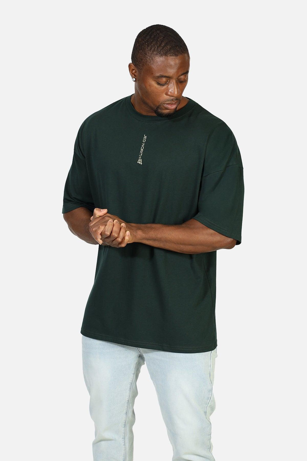 Jed North Energy Oversized T-Shirt - Forest Green - DealByEthan.gay loves Jed North