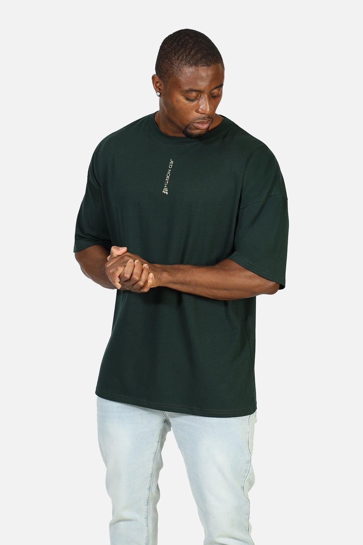Jed North Energy Oversized T-Shirt - Forest Green - DealByEthan.gay loves Jed North