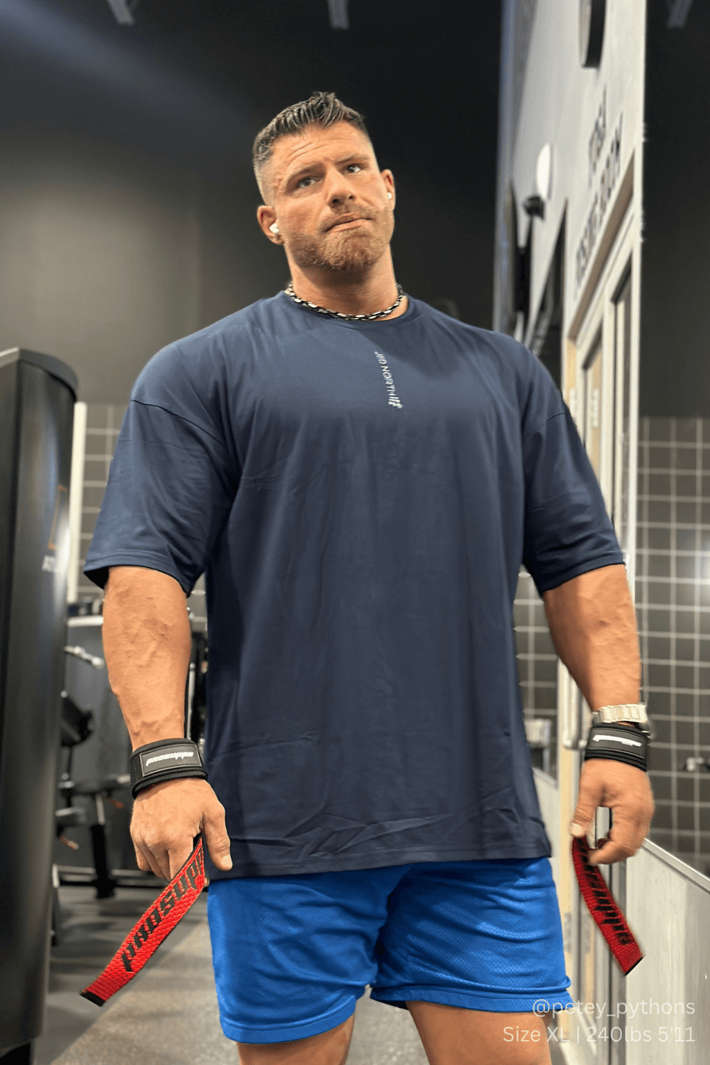 Jed North Energy Oversized T-Shirt - Midnight Blue - DealByEthan.gay loves Jed North