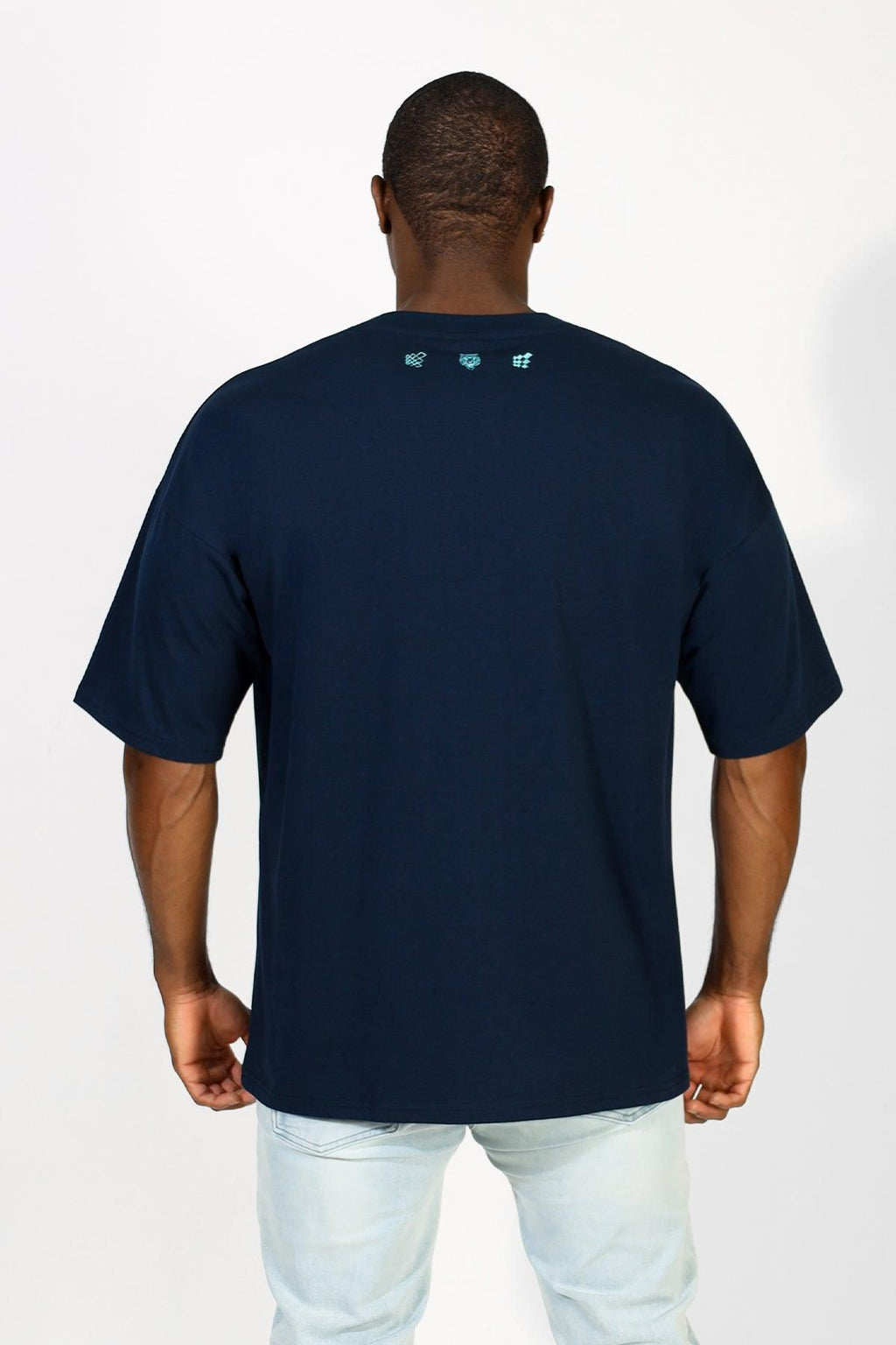 Jed North Energy Oversized T-Shirt - Midnight Blue - DealByEthan.gay loves Jed North