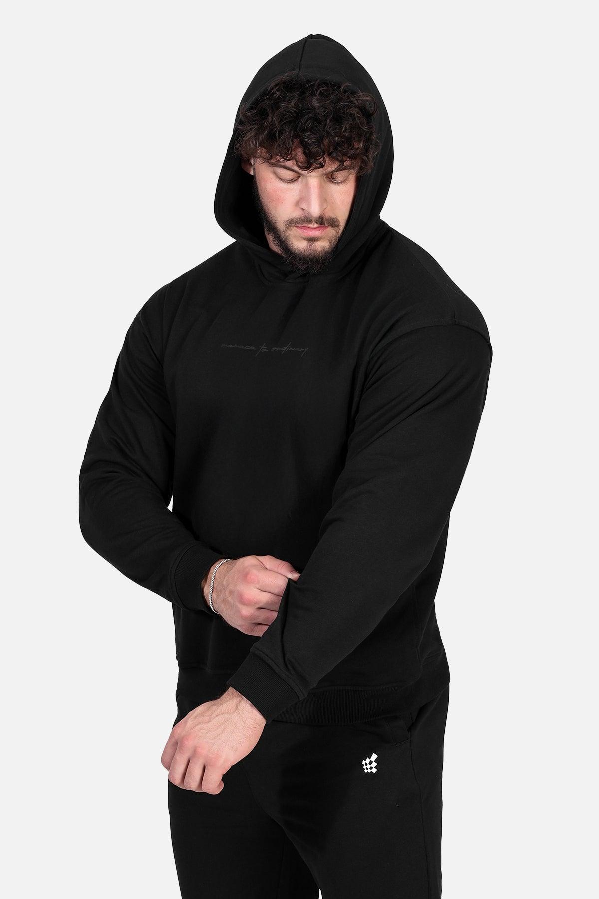 Jed North Essentials Relaxed Hoodie - Black - DealByEthan.gay loves Jed North