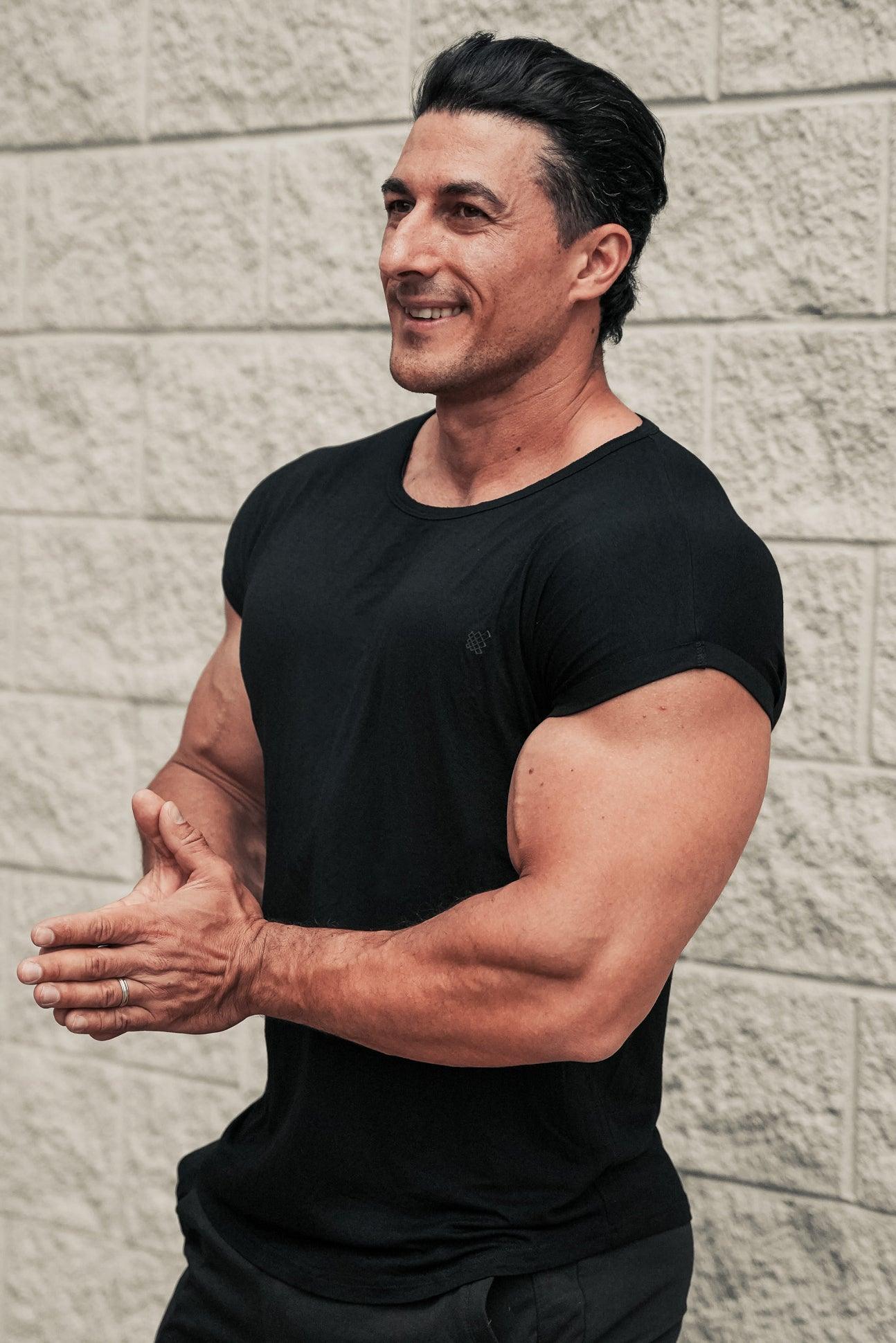 Jed North Evolve Cap Sleeve Muscle T-Shirt 2.0 - Black - DealByEthan.gay loves Jed North