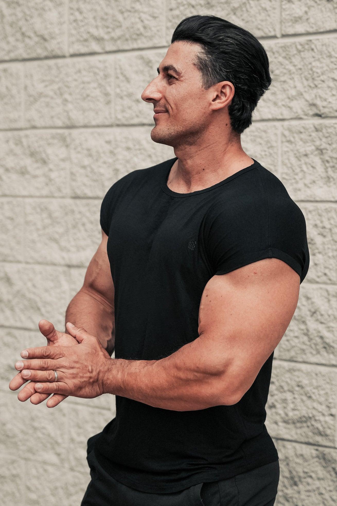 Jed North Evolve Cap Sleeve Muscle T-Shirt 2.0 - Black - DealByEthan.gay loves Jed North